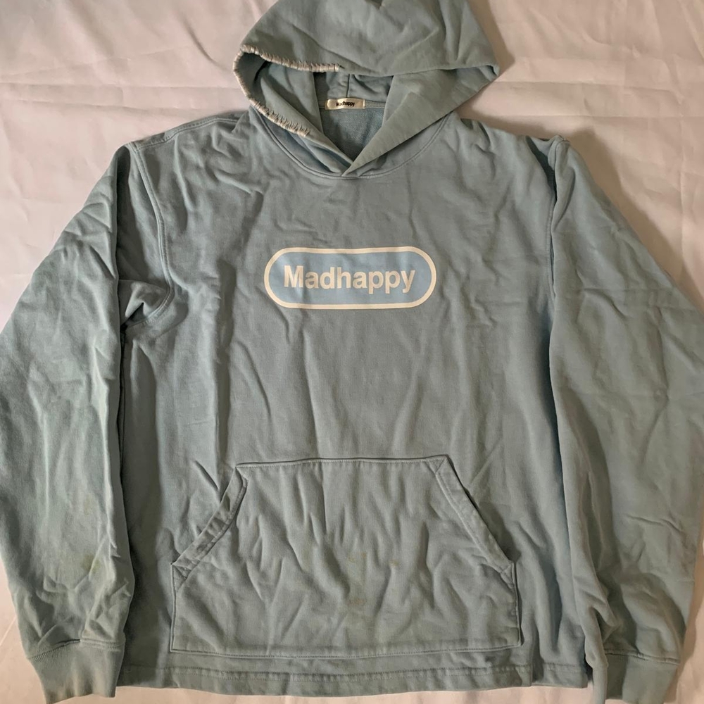Madhappy Blue Hoodie Sweatshirt
